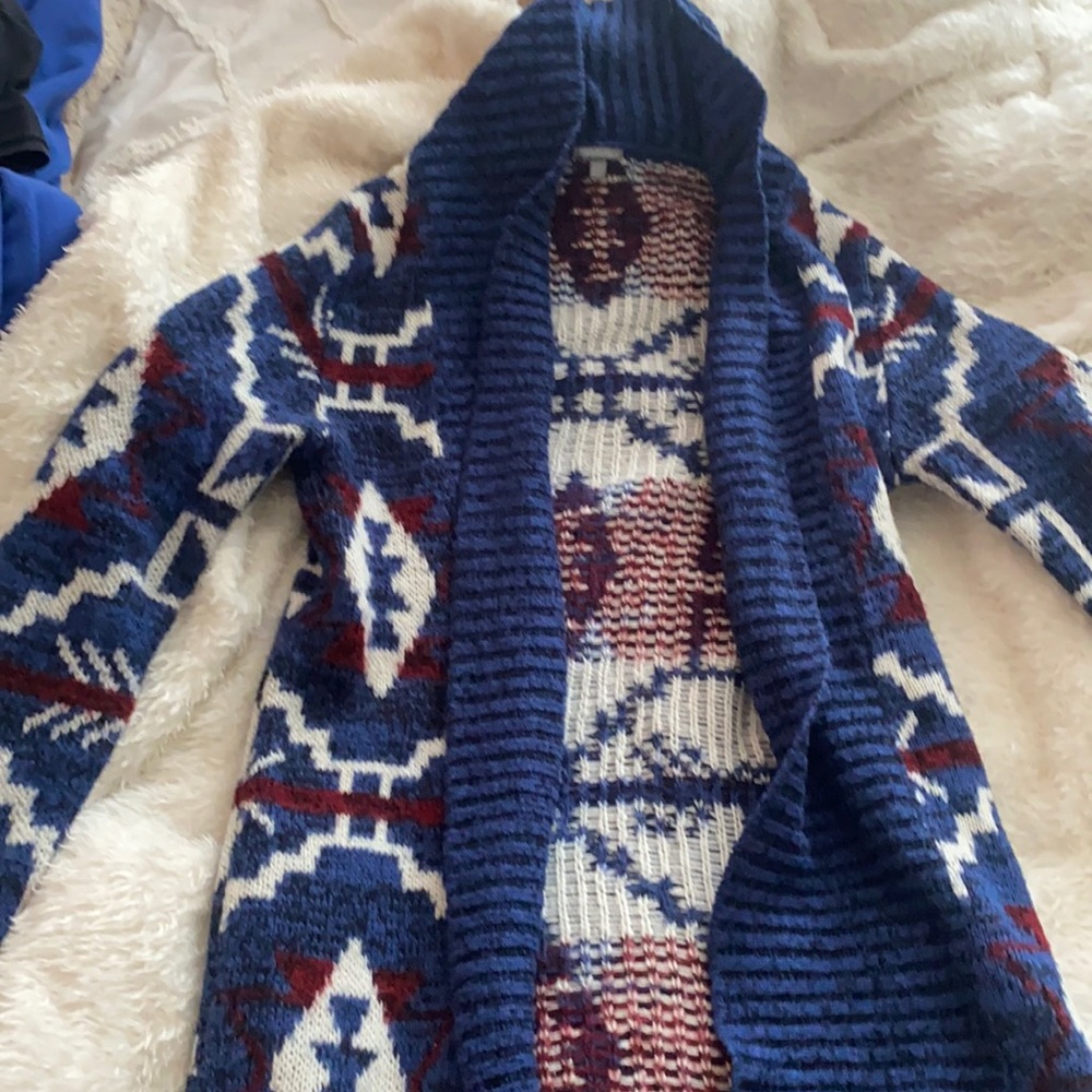 Long sleeve long cardigan